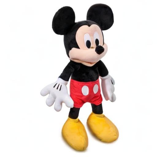 Disney Store Official Minnie Mouse Red Dress Medium Soft Toy for Kids, Cuddly Character with Fuzzy Texture and Embroidered Details, Disney Plushy Suitable for All Ages