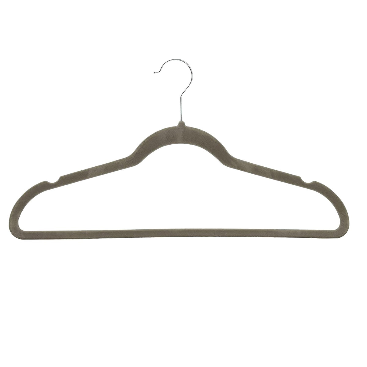 Amazon Basics Slim Velvet Non-Slip Space Saving Suit Clothes Hangers, Sturdy Construction, Navy Blue/Rose Gold, 50-Pack