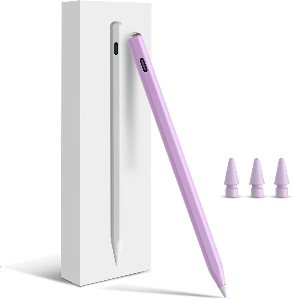 Penlike Pencil for Apple iPad 2026-2018, Fast Charge Stylus Pen for iPad