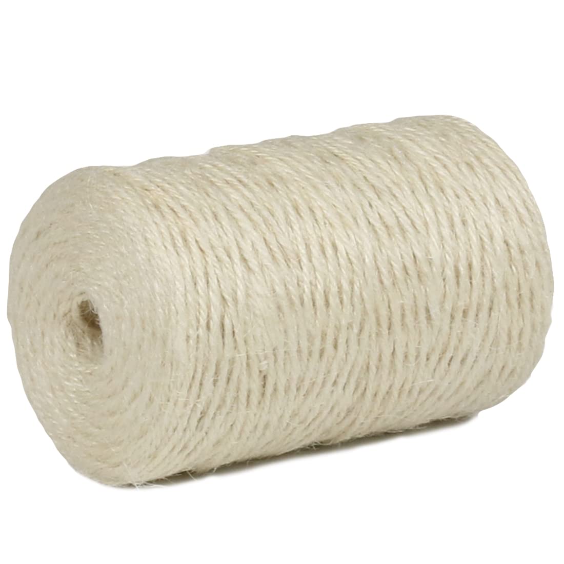 PerkHomy 1100FT Jute Twine String 2mm 3ply Natural Thin Twine for Craft Gardening Gift Wrapping Packing Material Wedding Christmas Decoration Bulk