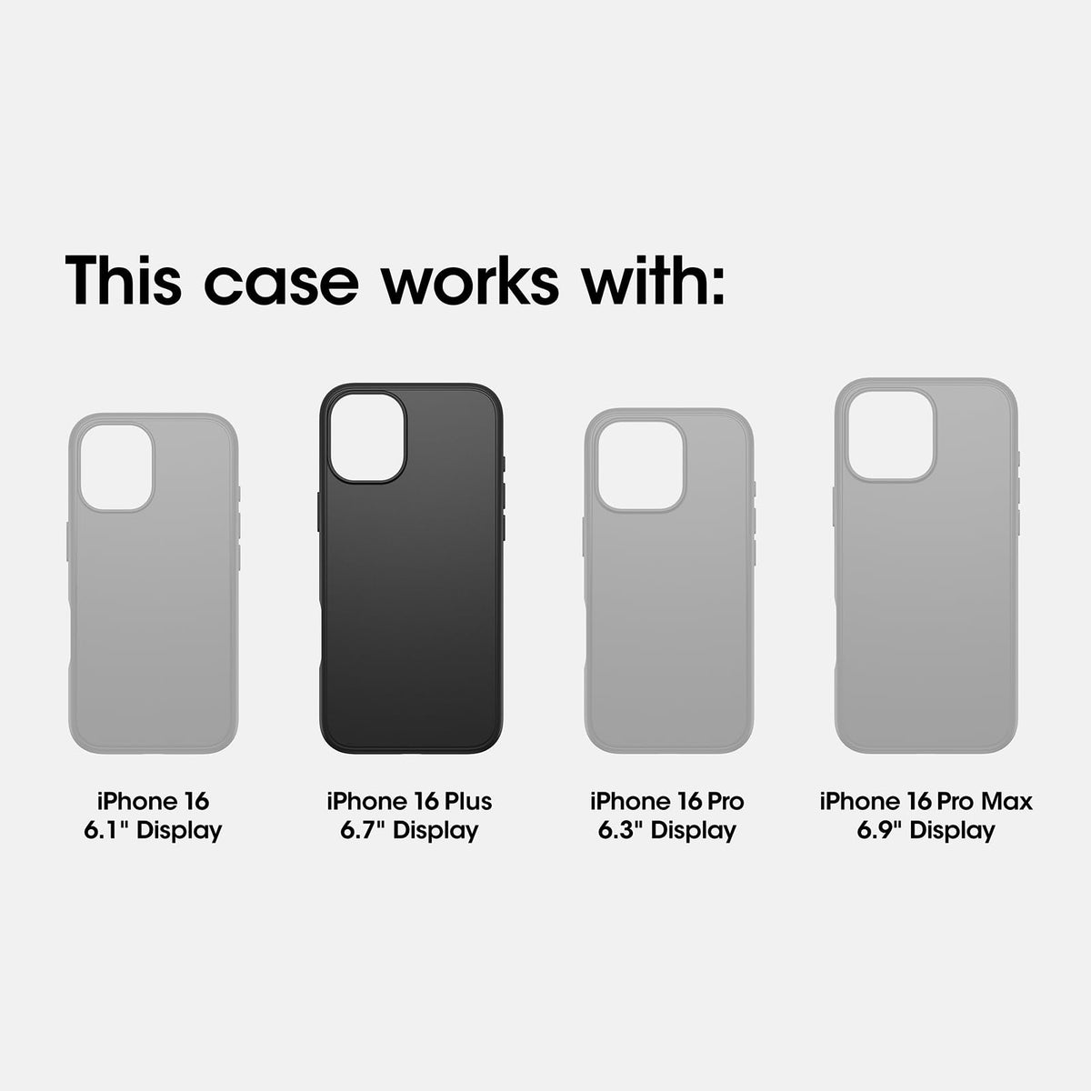 OtterBox iPhone 16 Commuter Series Case - Baby Blue Jeans, Thin & Protective iPhone Case, Dual-Layer, Impact Absorbing iPhone Case
