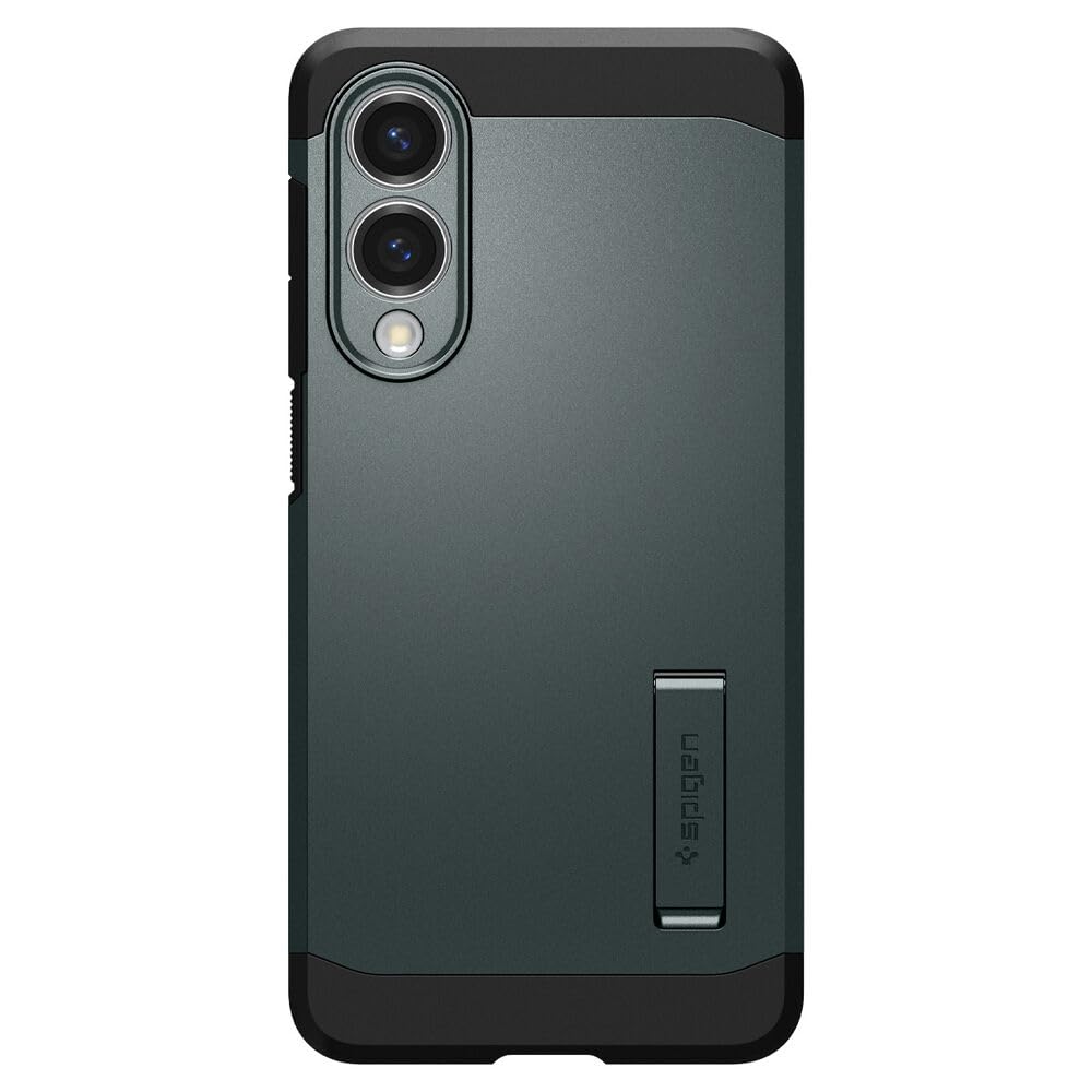 Spigen for Galaxy S25 Plus Case, Tough Armor MagFit [Kickstand] [Compatible with MagSafe] [Military-Grade Protection] - Black