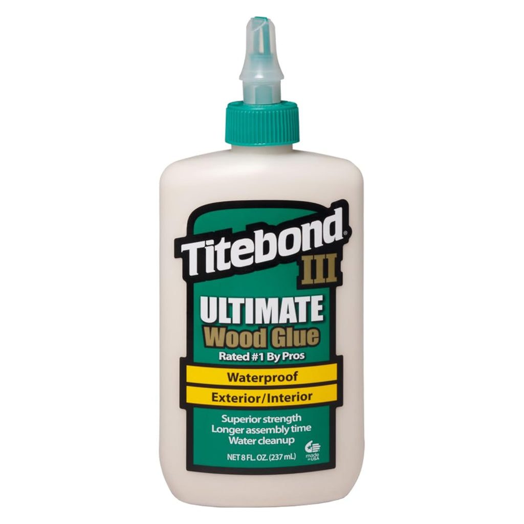 Titebond III Ultimate Wood Glue 4 Oz. – Woodworking Adhesive, Waterproof – 1412