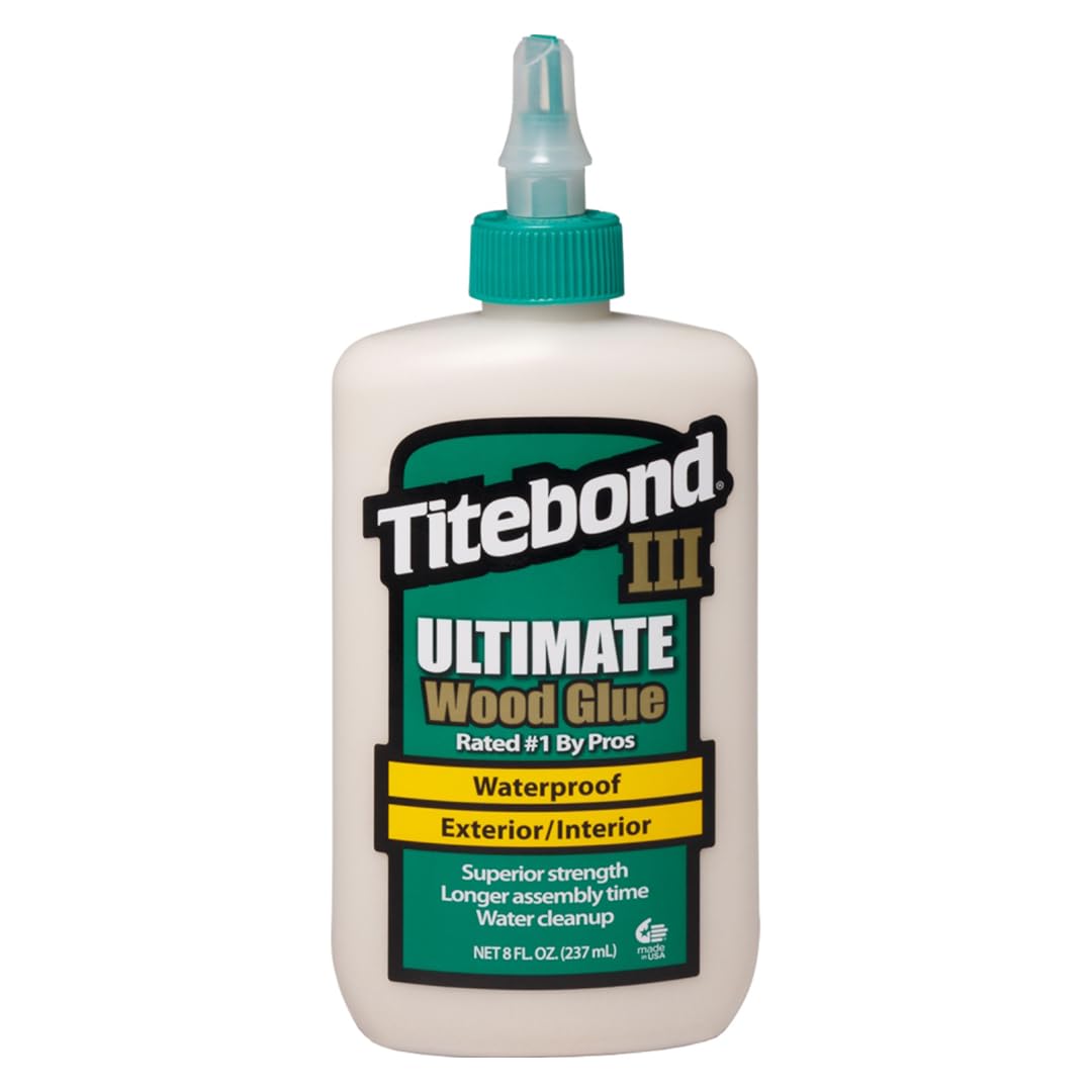Titebond III Ultimate Wood Glue 4 Oz. – Woodworking Adhesive, Waterproof – 1412