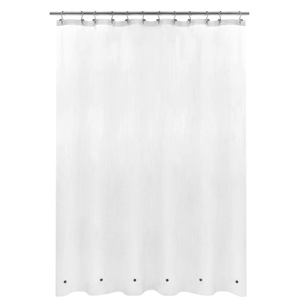 Mrs Awesome Dark Gray Shower Curtain Liner with 3 Magnets, 72x72
