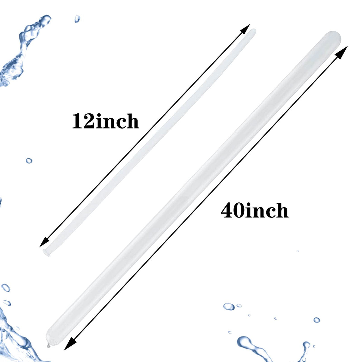 100Pcs clear 260 Balloons Clear Long Skinny Latex Balloon for Animal Ballons, Premium Quality Balloons for Beginners Baloons Making Kid's Carnivals Party Decoartion