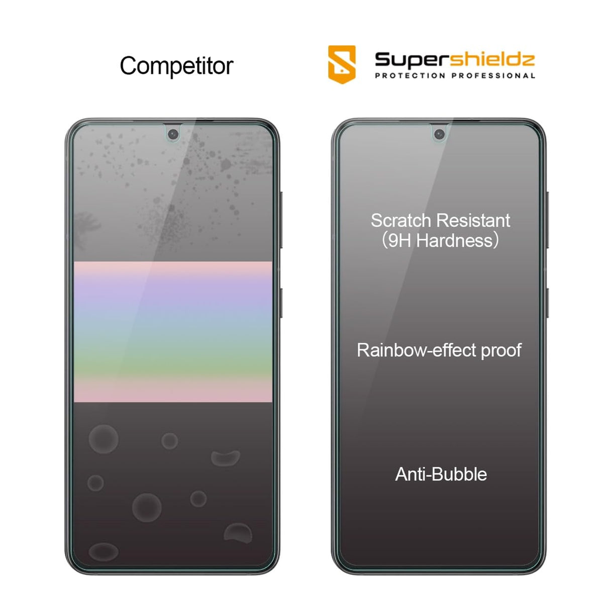 Supershieldz (3 Pack) Designed for Samsung (Galaxy S24 Ultra) Tempered Glass Screen Protector, Anti Scratch, Bubble Free