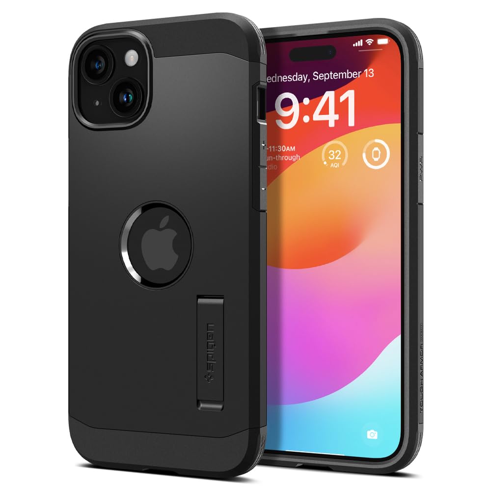 Spigen Tough Armor MagFit for iPhone 15 Pro Case, Metal Slate