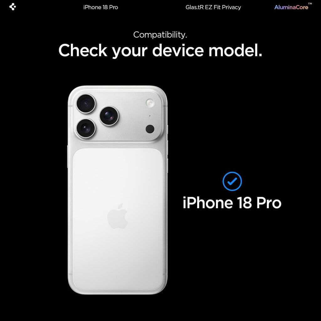 Spigen Privacy Screen Protector for iPhone 17 Pro Max, 16 Pro Max