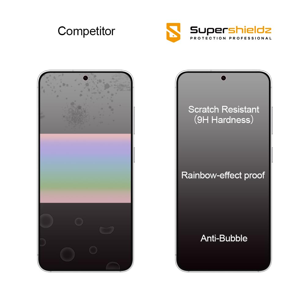 Supershieldz (3 Pack) Designed for Samsung (Galaxy S24 Ultra) Tempered Glass Screen Protector, Anti Scratch, Bubble Free