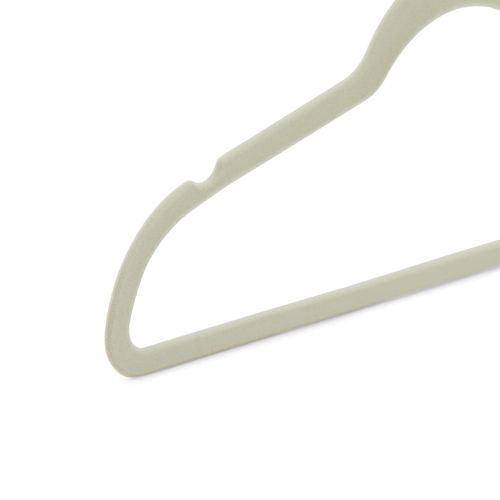 Amazon Basics Slim Velvet Non-Slip Space Saving Suit Clothes Hangers, Sturdy Construction, Navy Blue/Rose Gold, 50-Pack