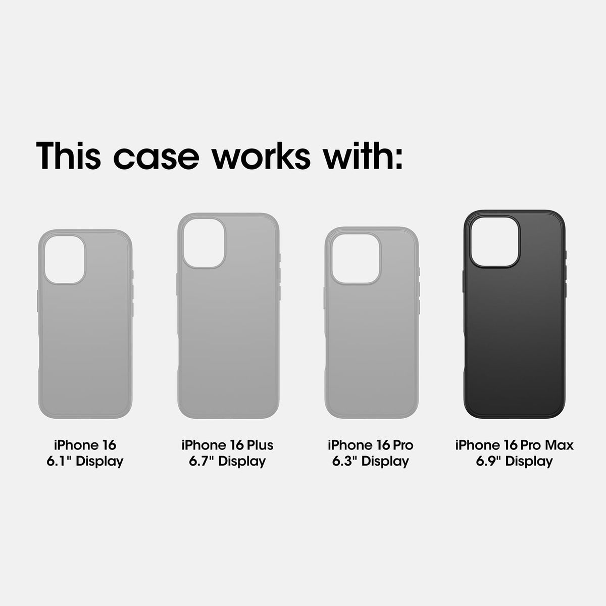 OtterBox iPhone 16 Commuter Series Case - Baby Blue Jeans, Thin & Protective iPhone Case, Dual-Layer, Impact Absorbing iPhone Case