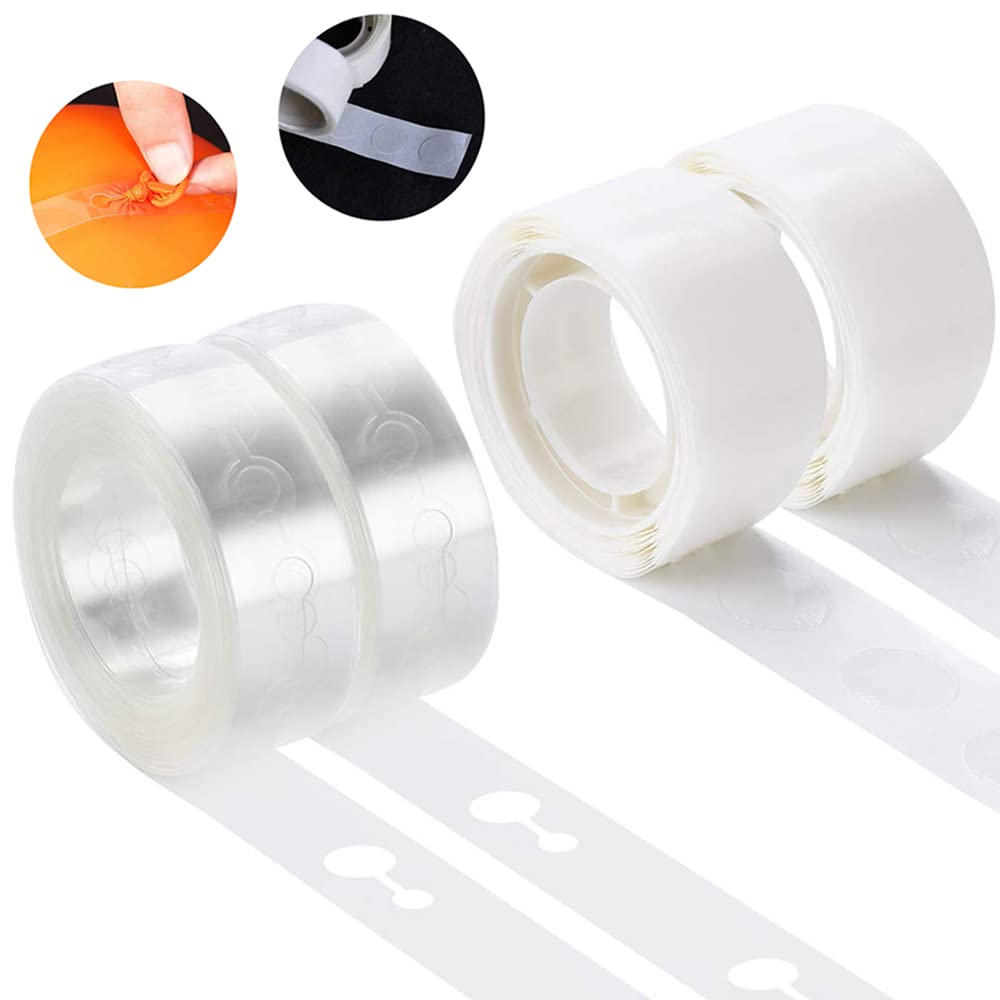 KICNIC Balloon Arch Strip Kit, 32.8 ft Tape Strips, 200 Glue Point Dots