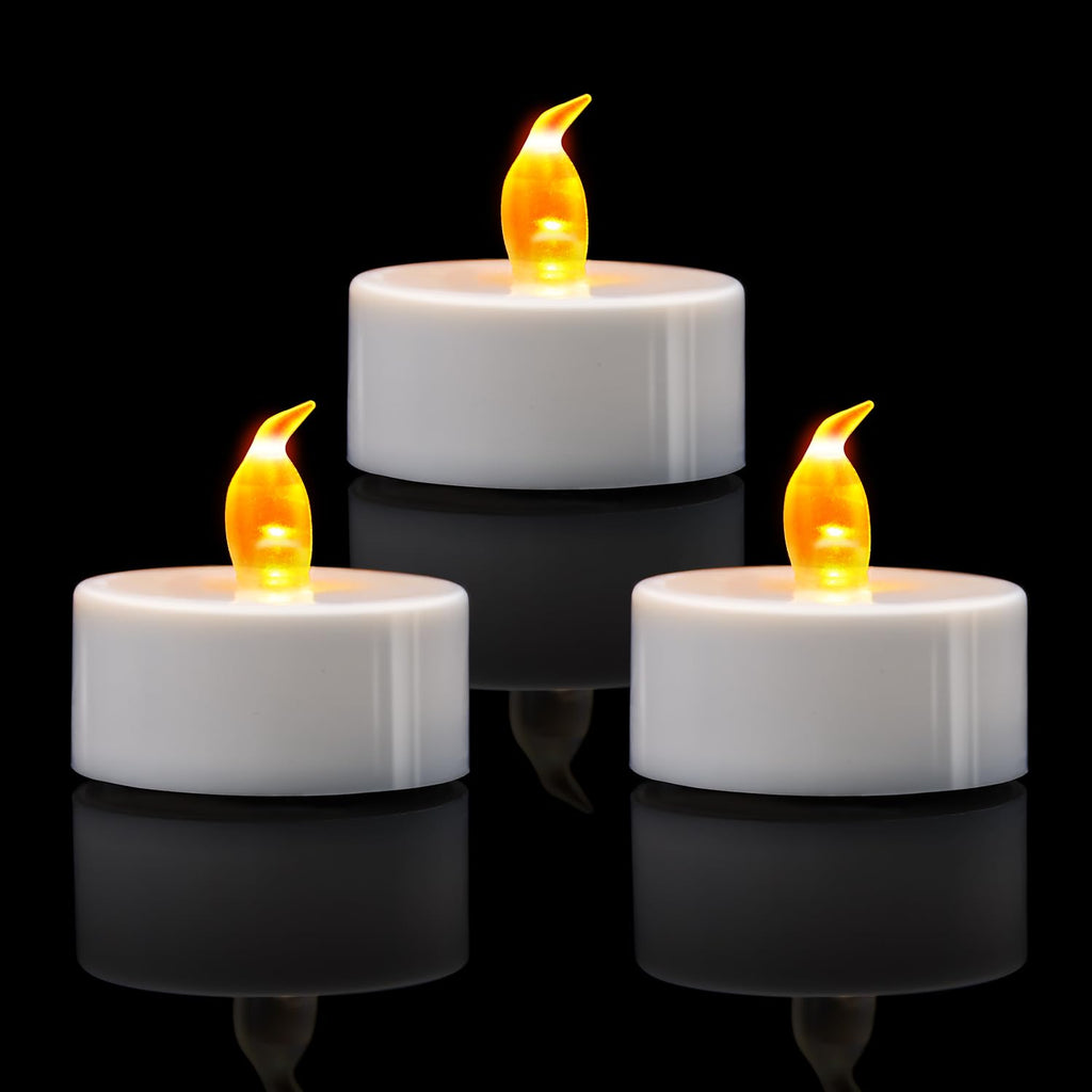 KOABY 12/24/50/100/200/400 Pack LED Tea Lights