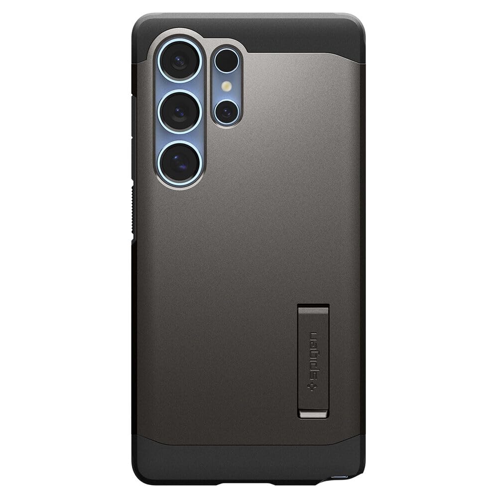 Spigen for Galaxy S25 Plus Case, Tough Armor MagFit [Kickstand] [Compatible with MagSafe] [Military-Grade Protection] - Black
