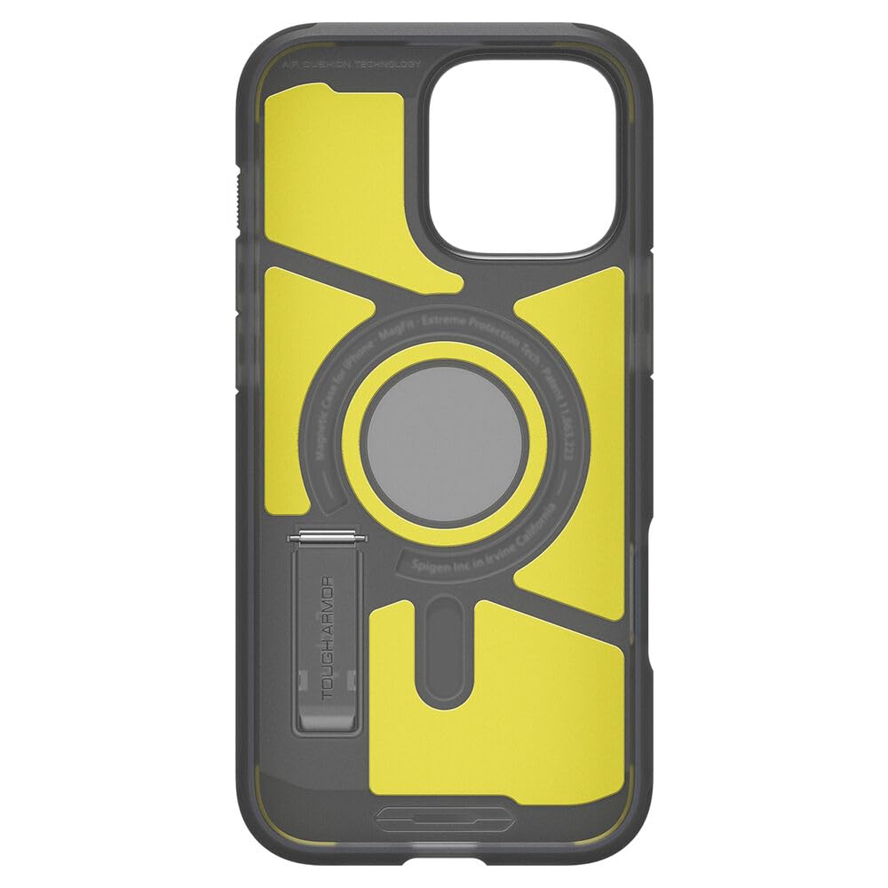 Spigen Tough Armor MagFit for iPhone 15 Pro Case, Metal Slate
