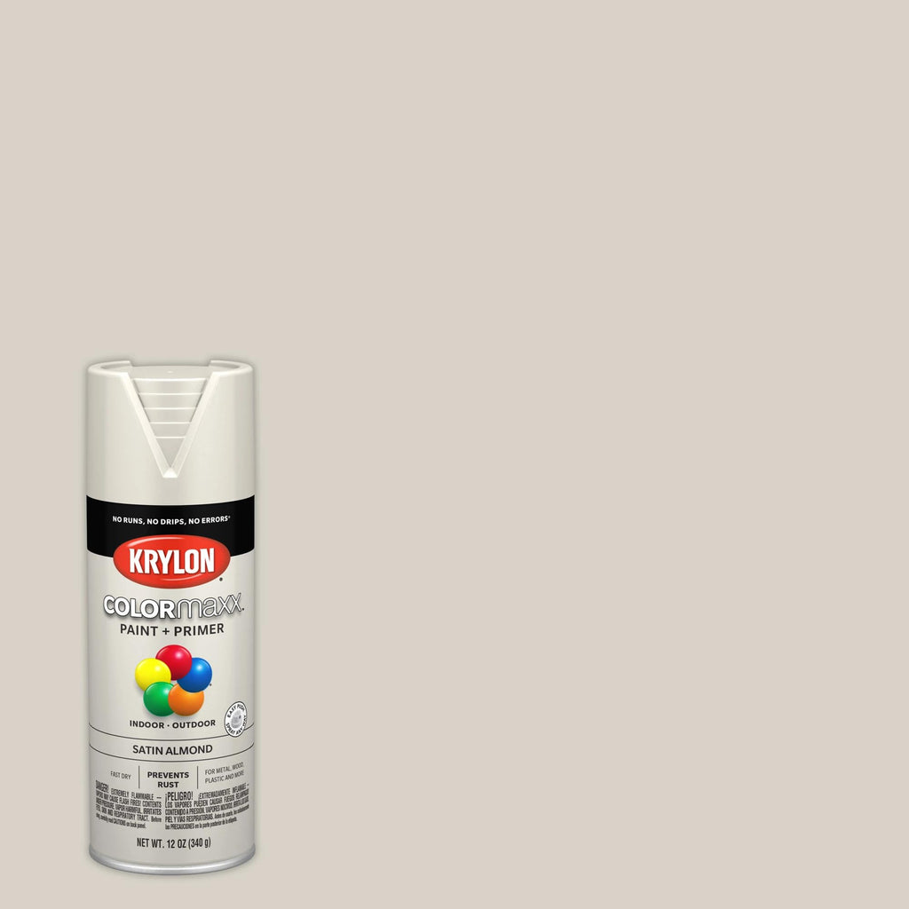 Krylon ColorMaxx 12 Oz. Flat Spray Paint, Black - 1 Each