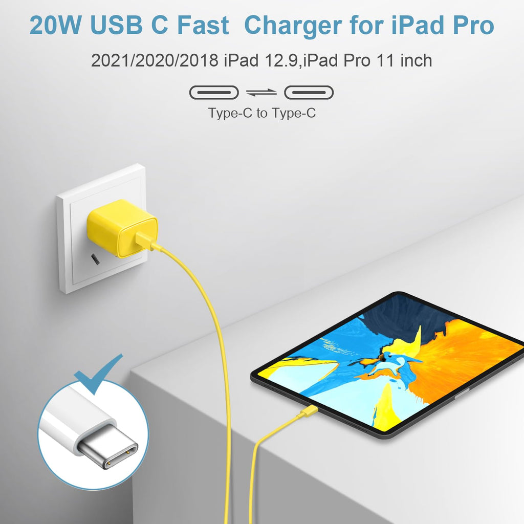 iPhone 18 17 16 15 Charger Fast Charging 3 Pack USB C Charger Block