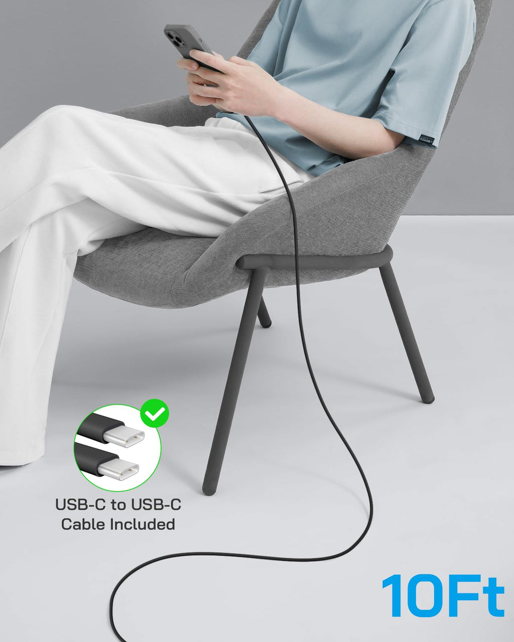 20W Fast Charger for iPhone 18/17/16/15 with 6FT Cable [3-Pack] - Green