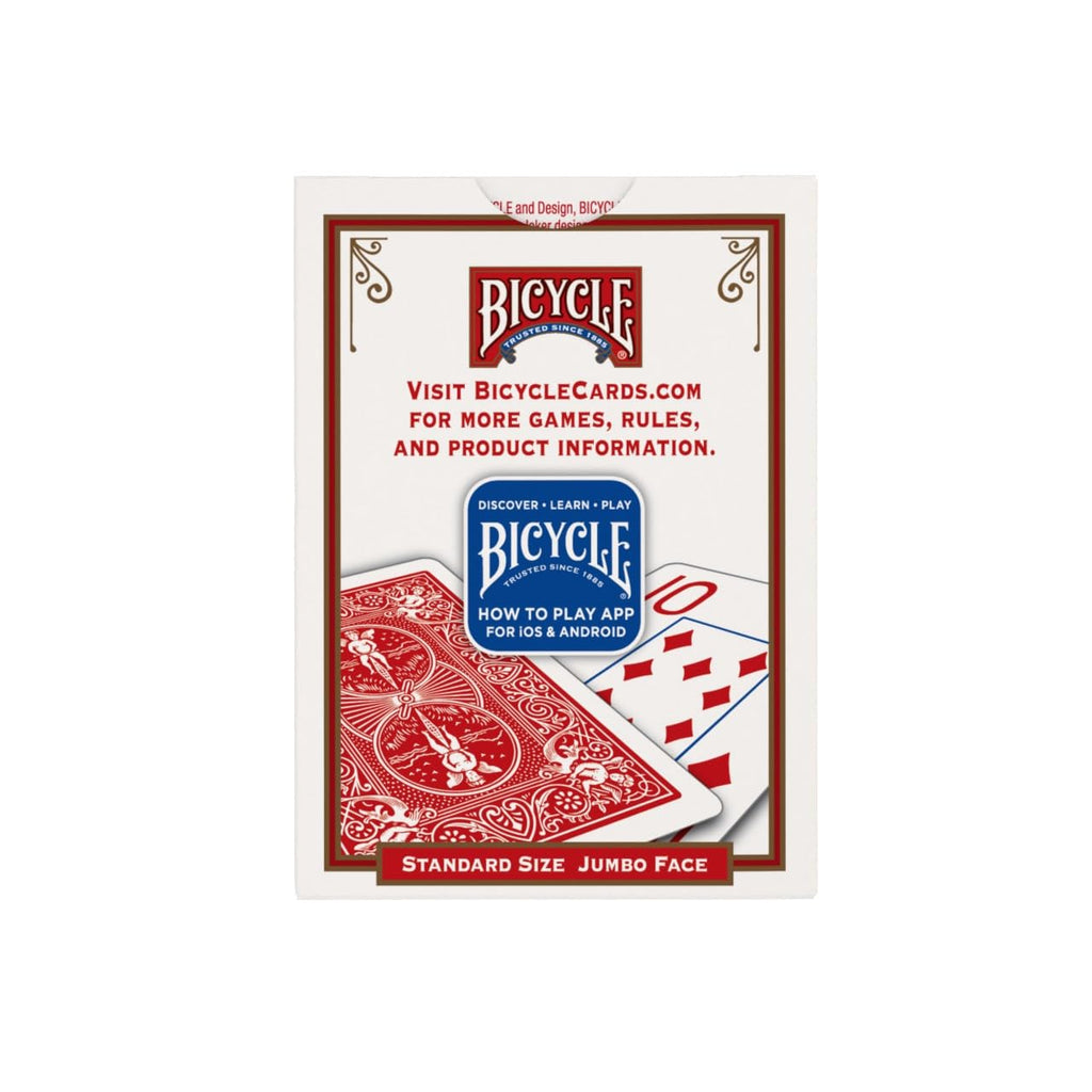 Bicycle Playing Cards 2 Pack Standard Poker Size Red and Blue