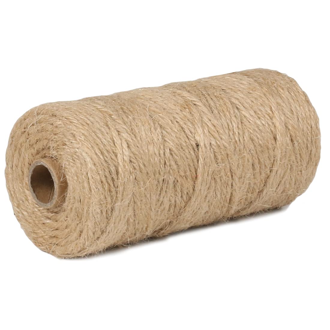 PerkHomy 1100FT Jute Twine String 2mm 3ply Natural Thin Twine for Craft Gardening Gift Wrapping Packing Material Wedding Christmas Decoration Bulk