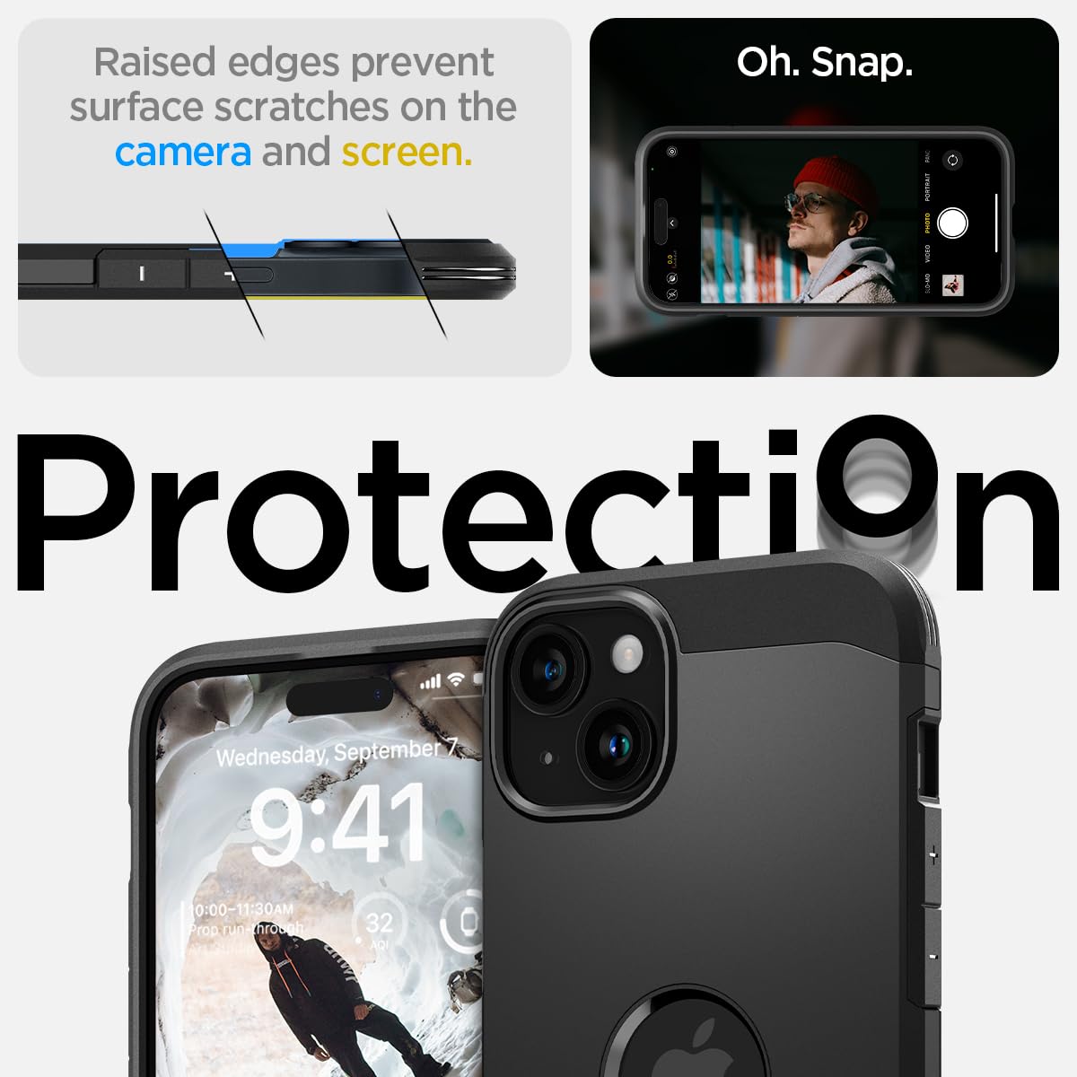 Spigen Tough Armor MagFit for iPhone 15 Pro Case, Metal Slate