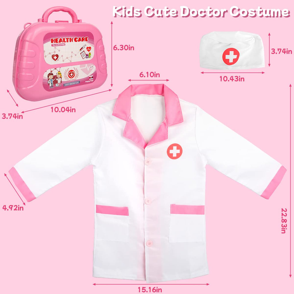 Meland Doctor Kit with Puppy for Girls, Pretend Play Toy Gift for Ages 3–6