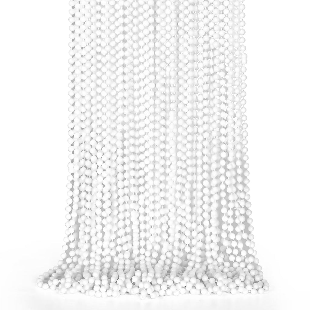 EOBOH Mardi Gras Beads, 12PCS Bead Necklace Party Favors, Metallic 6 Kinds of 33" Beaded Necklaces Costumes Stuff, Festival Parade Throw Accessory Sets for Mardi Gras Celebrations Decorations