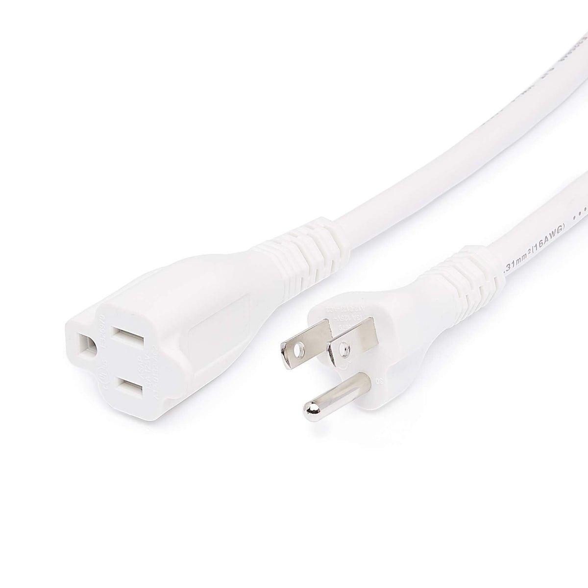 Amazon Basics Extension Cord, 3 Prong Outlet Extender, Indoor Power Cord, 13 Amps, 125V, 6 Ft, Black