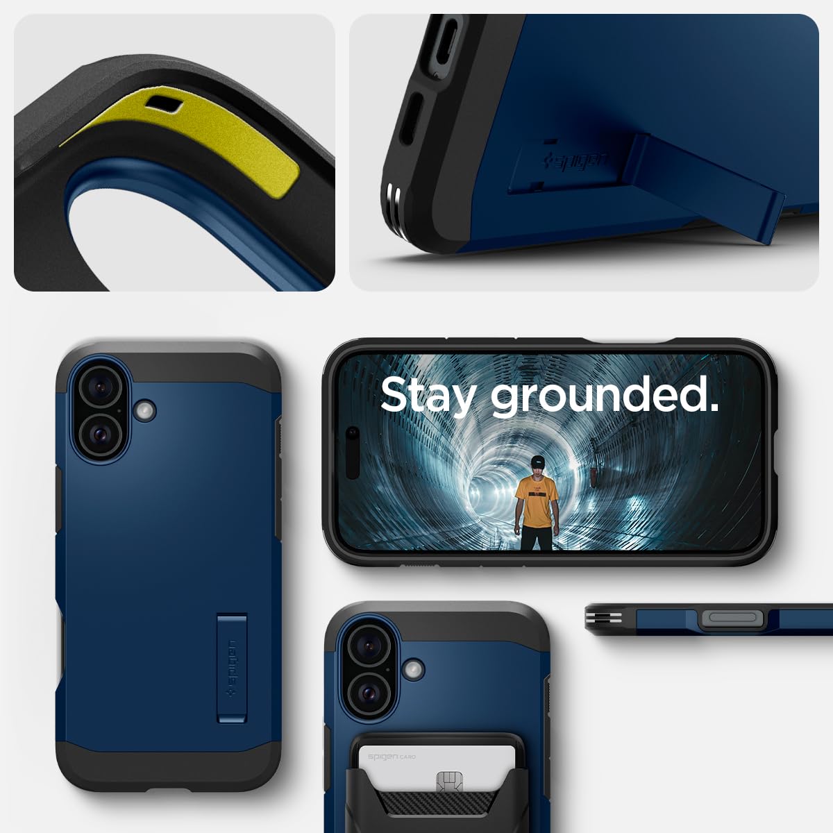 Spigen Tough Armor MagFit for iPhone 15 Pro Case, Metal Slate