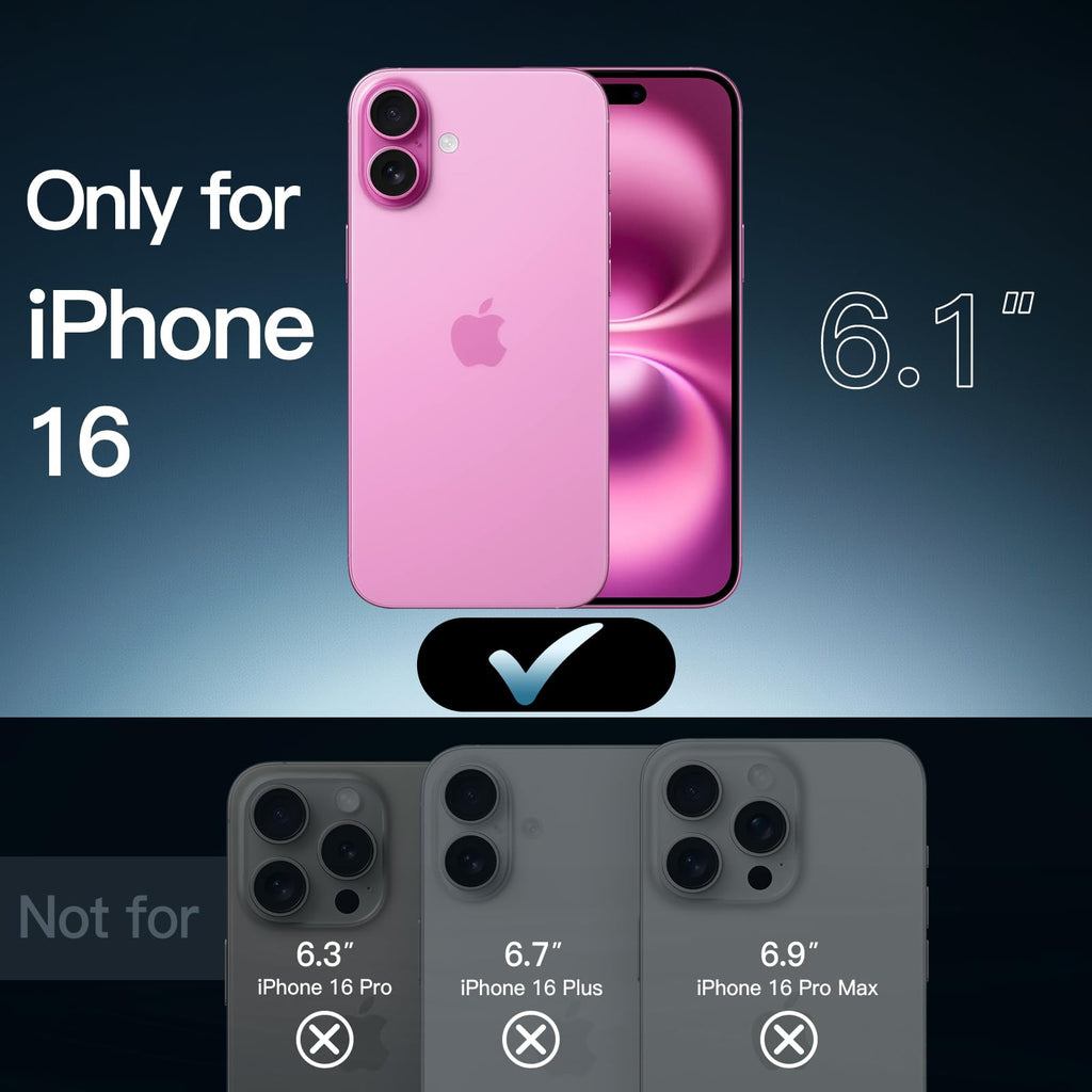 JETech Case for iPhone 16 Pro, Anti-Yellowing, Natural Titanium