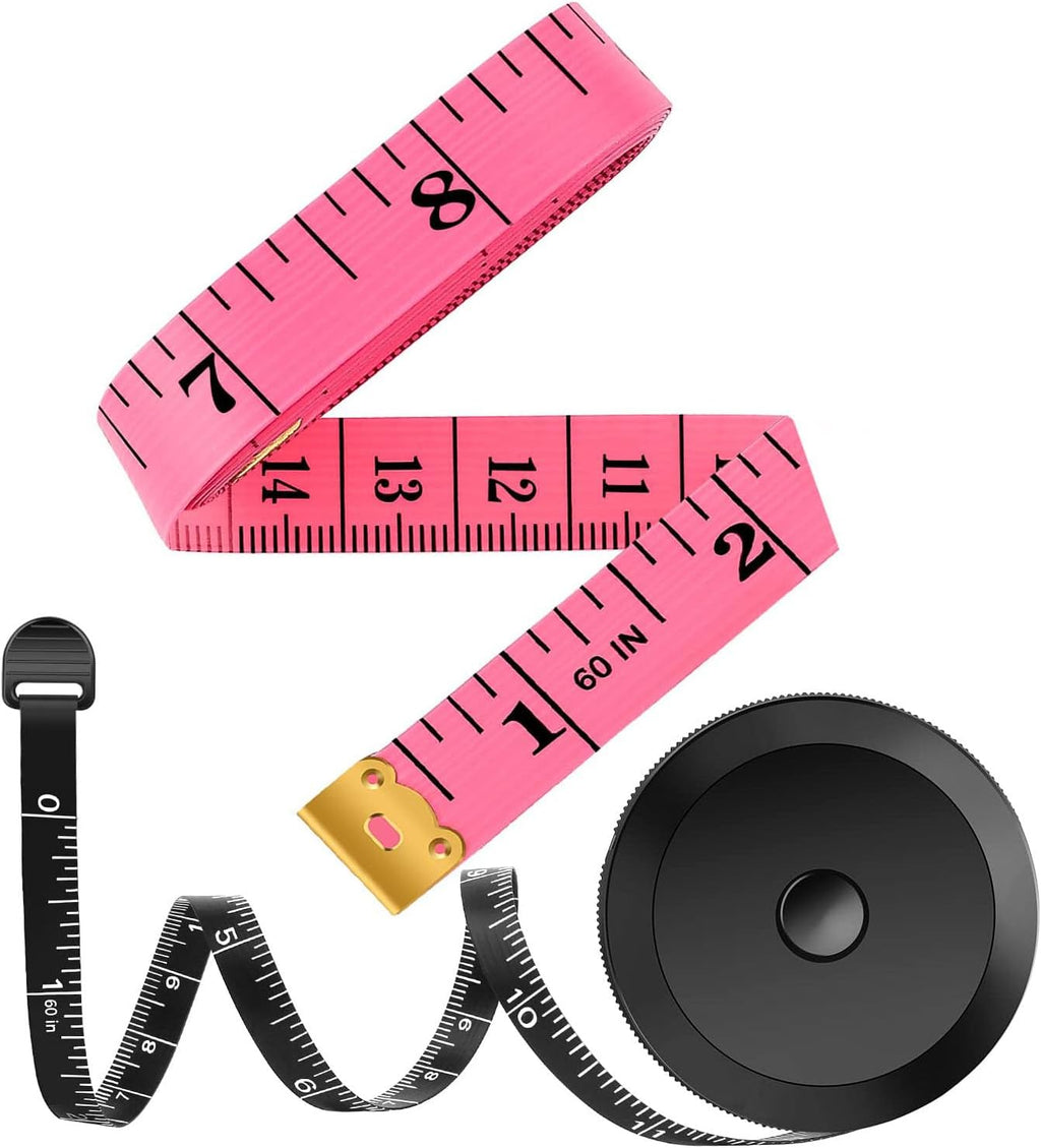 iBayam 2 Pack Tape Measure Measuring Tape for Body Fabric Sewing 60"/150cm