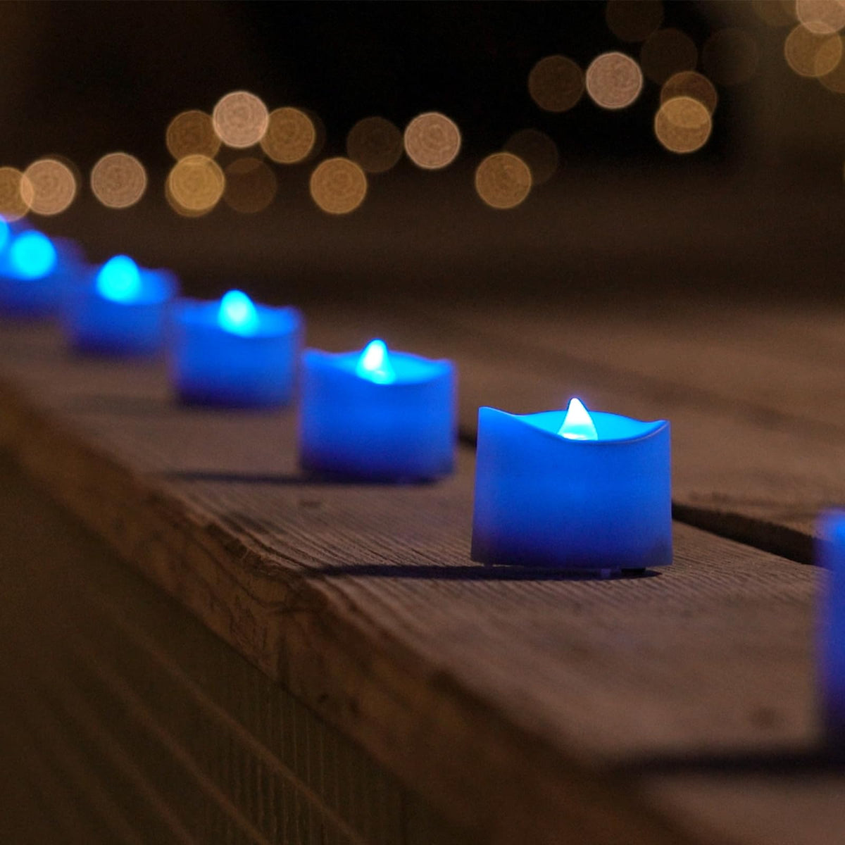 Homemory 24Pcs Flickering Flameless Candle Battery Operated, 200+Hours Fake Electric LED Tea Lights for Votive, Centerpiece Table Decorations, Wedding, Aniversary, Halloween, Christmas
