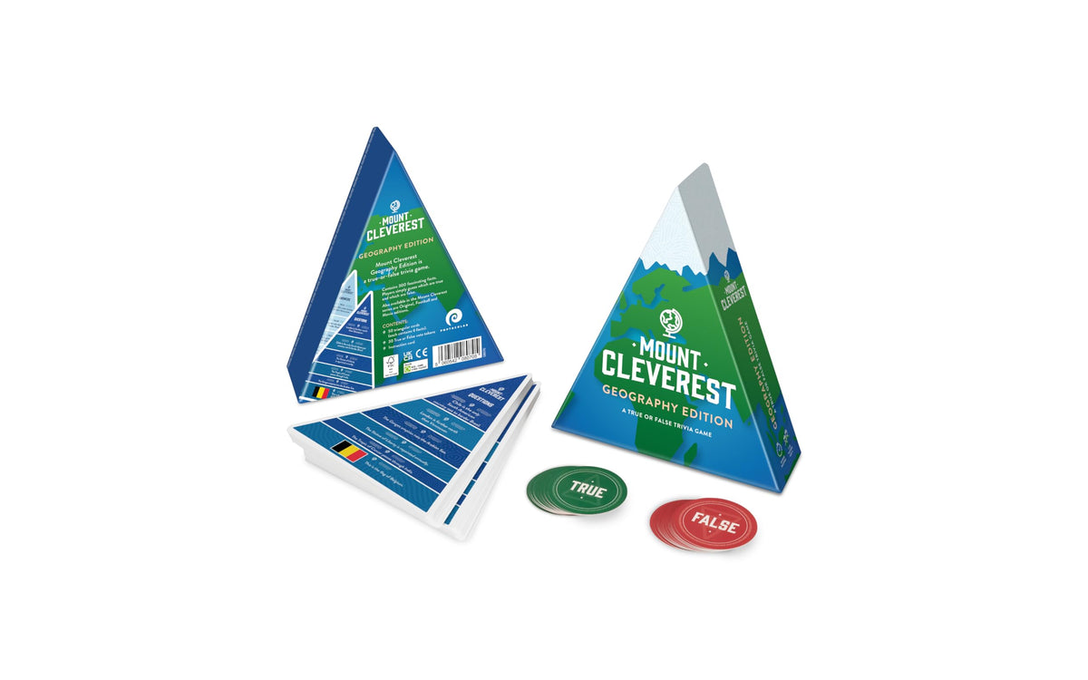 Mount Cleverest® Movie Edition | True or False Trivia Game | Fun Family Card Game |Adults & Kids, Boys & Girls Stocking Stuffer | Party Game, Movie Night, Birthday Gift
