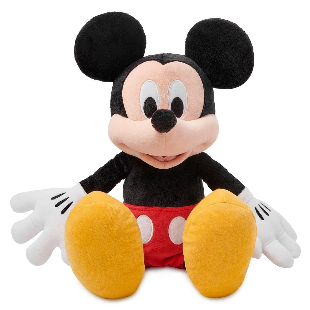 Disney Store Official Minnie Mouse Red Dress Medium Soft Toy for Kids, Cuddly Character with Fuzzy Texture and Embroidered Details, Disney Plushy Suitable for All Ages