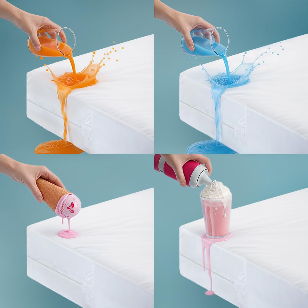 Utopia Bedding Twin Size Mattress Protector Zippered, 100% Waterproof
