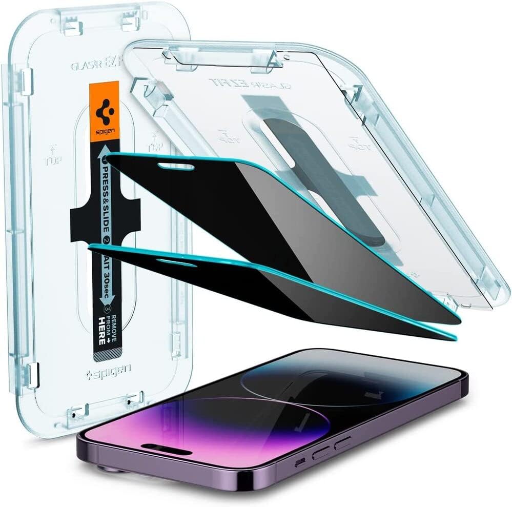 Spigen Privacy Screen Protector for iPhone 17 Pro Max, 16 Pro Max