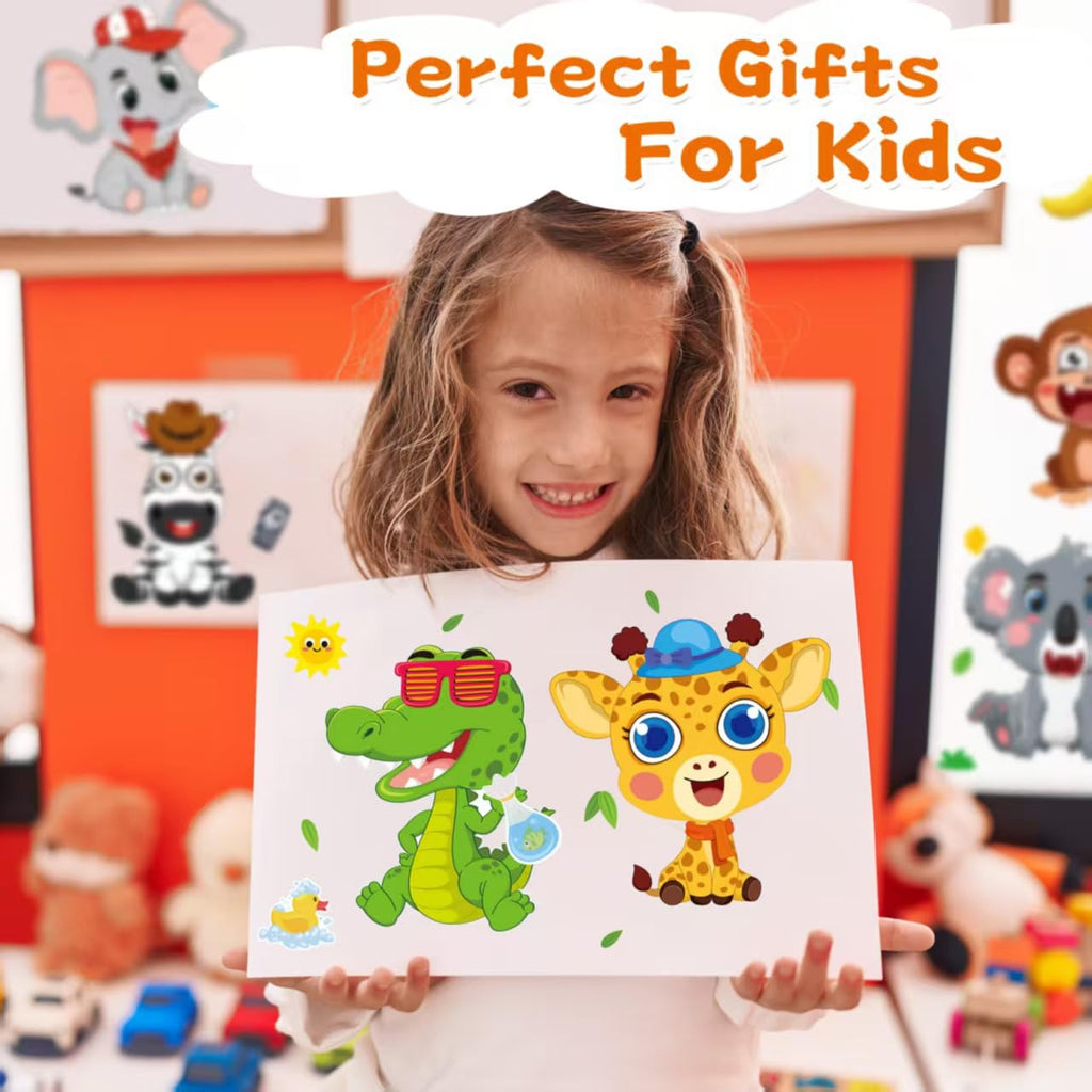 Stickers for Kids Toddler Party Favors Crafts - 48 Sheets