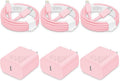 CXX 20W Fast Charger for iPhone 14/13/12 [3-Pack, MFi Certified]