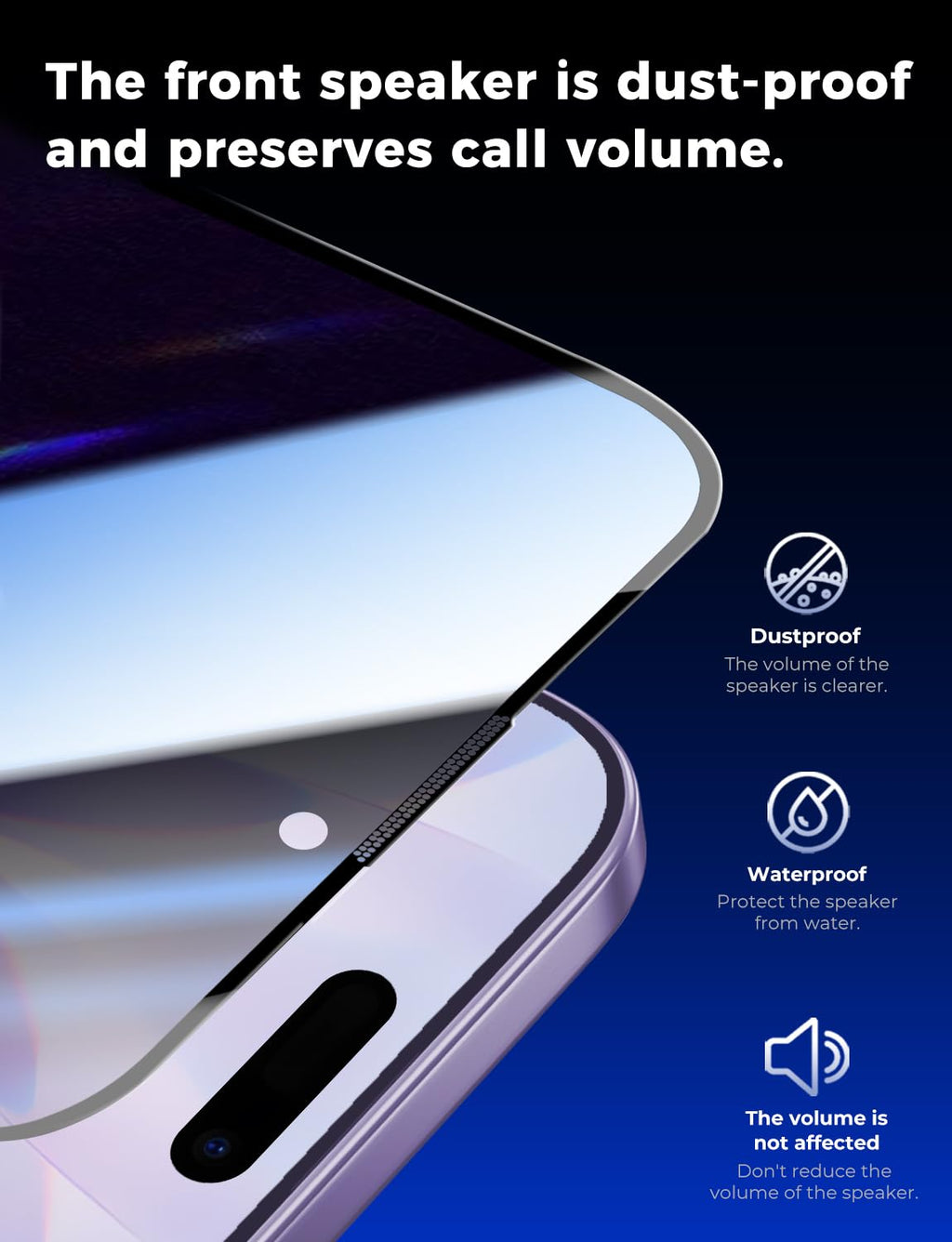 MAGIC JOHN for iPhone 16e Privacy Tempered glass Screen Protector 6.1 inch