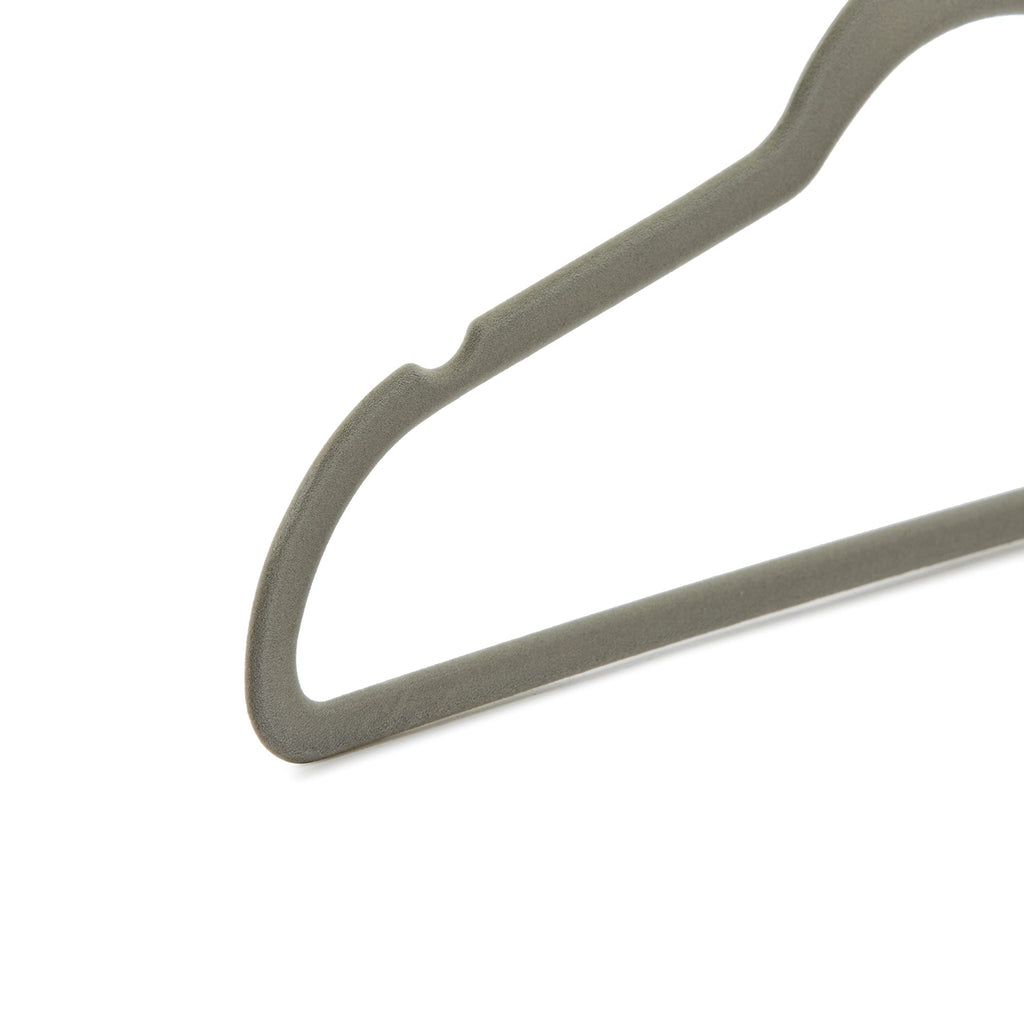 Amazon Basics Slim Velvet Non-Slip Space Saving Suit Clothes Hangers, Sturdy Construction, Navy Blue/Rose Gold, 50-Pack