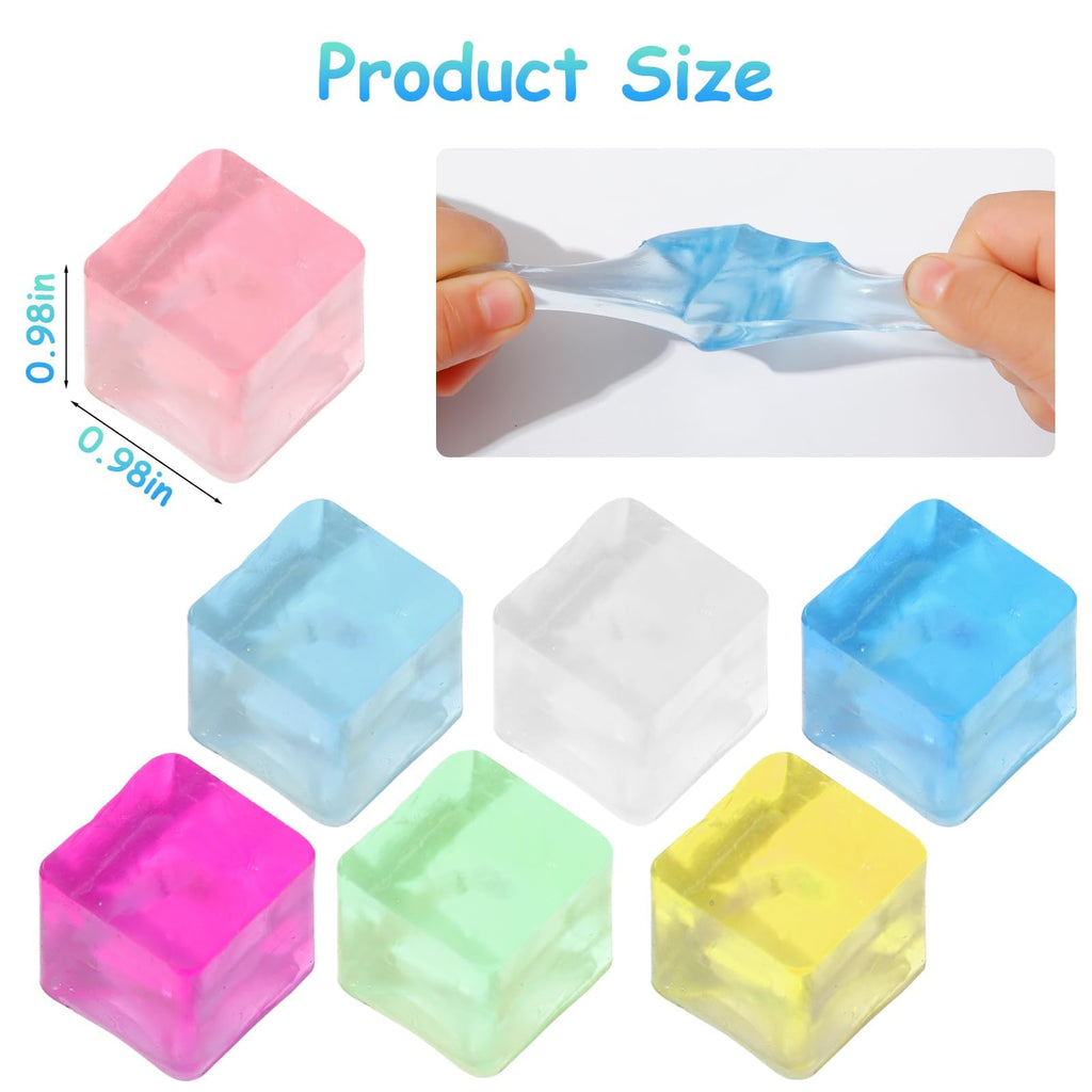 Stress Relief Toy Taba Cat Paw Toys, 24Packs Mini Squeeze Toy Paw, Handmade Soft Cute Sensory Toys, Bouncy Stretchable Springy Relaxation Toys for Children Gifts