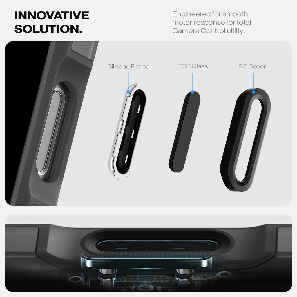 Spigen Tough Armor MagFit for iPhone 15 Pro Case, Metal Slate