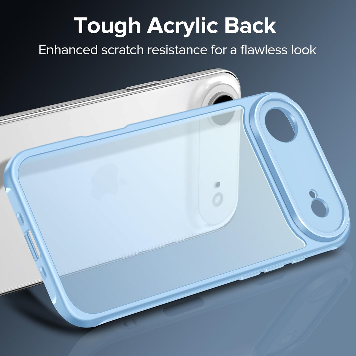 ivoler 3-in-1 Case for iPhone 16 Plus 6.7 inch, Clear