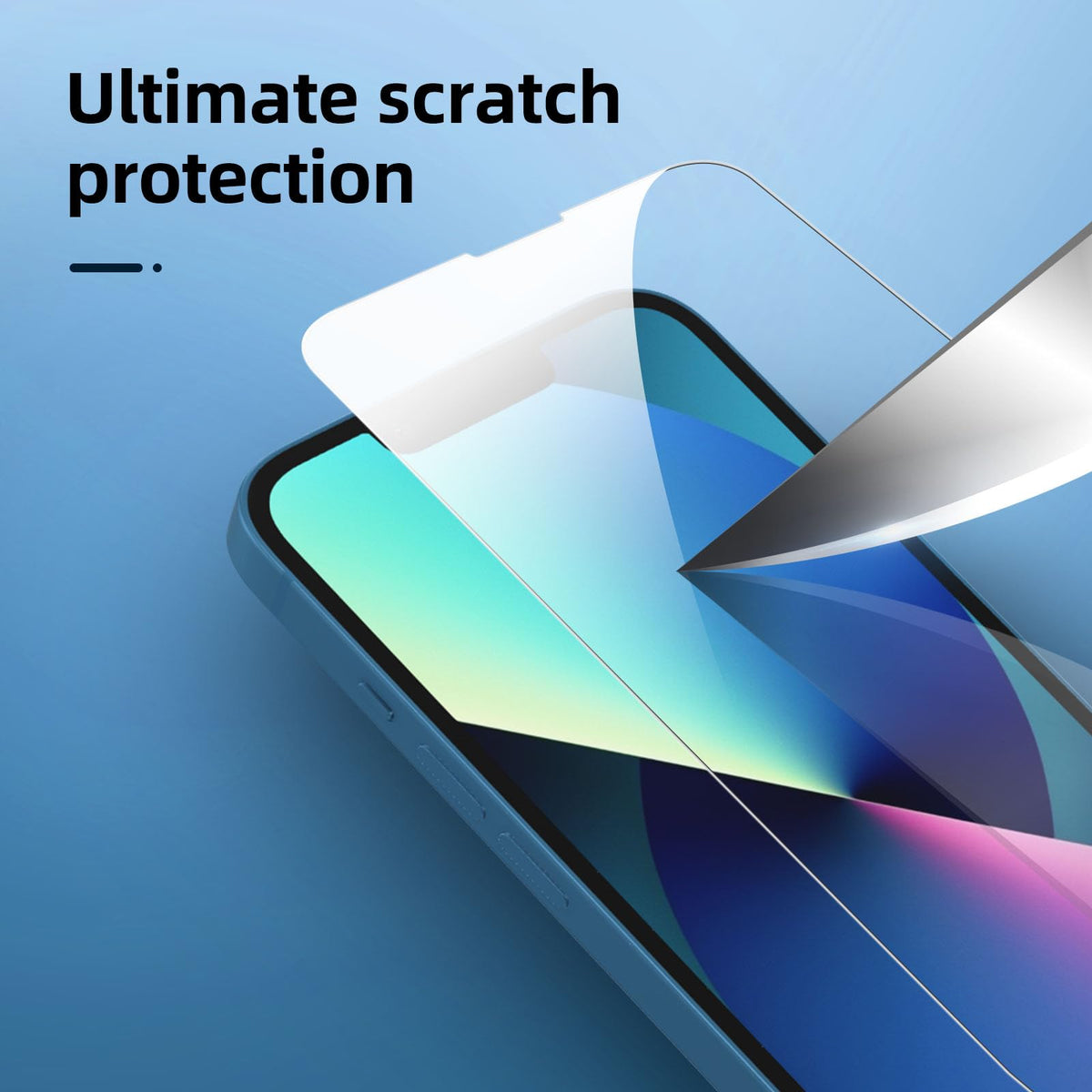 NEW'C for iPhone 16 Pro Screen Protector + Camera Lens Protector + Tool