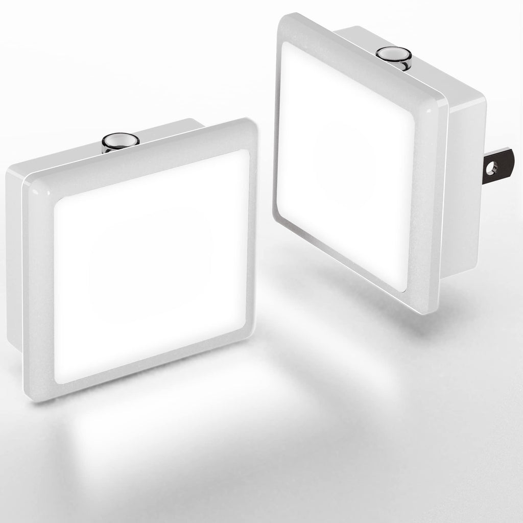 L LOHAS LED Night Lights Plug into Wall 2-Pack, 0.3W Plug in Night Light