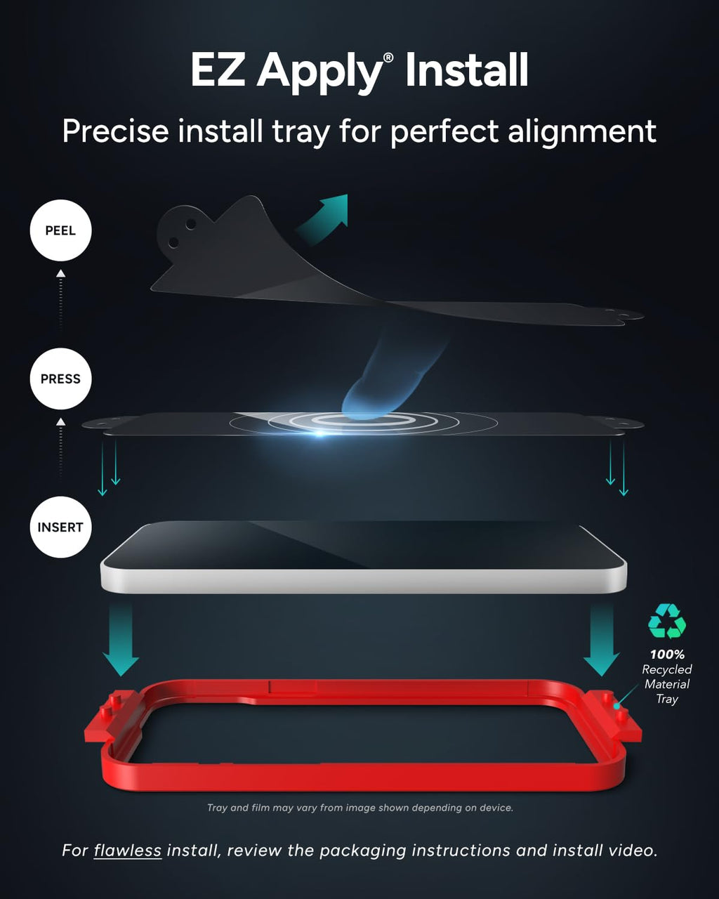 ZAGG Glass Elite Screen Protector for Apple iPhone 11 Pro Max and Xs Max