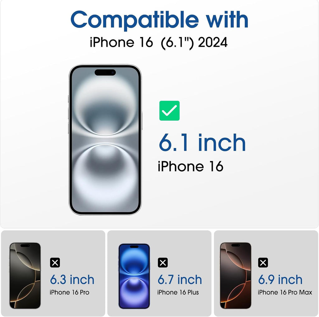 amFilm OneTouch for iPhone 17e / iPhone 16e Screen Protector Tempered Glass
