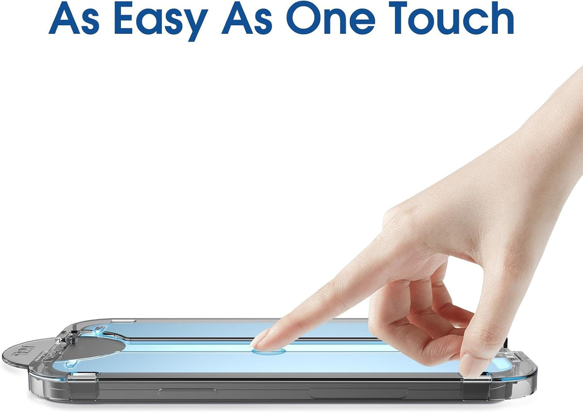 amFilm OneTouch for iPhone 17e / iPhone 16e Screen Protector Tempered Glass