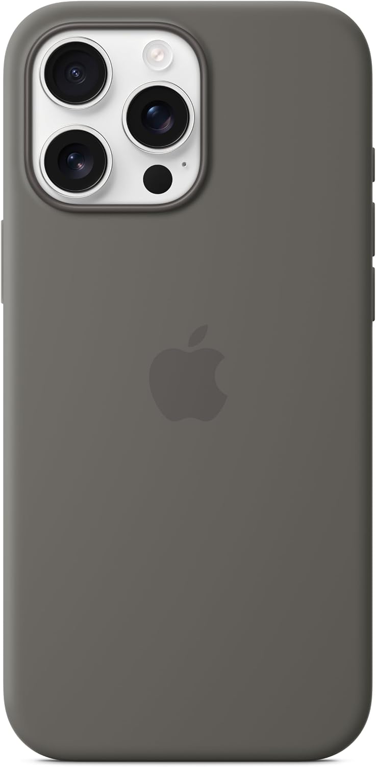 Apple iPhone 16 Pro Max Silicone Case with MagSafe and Camera Control: Lightweight Phone Case, Wireless Charging Compatible, Smooth Matte Finish, Black